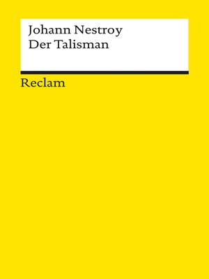 cover image of Der Talisman. Posse mit Gesang in drei Akten